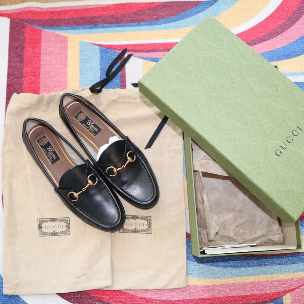 Gucci 1953 Horsebit Leather Loafers – Size 37 - Picture 6 of 6